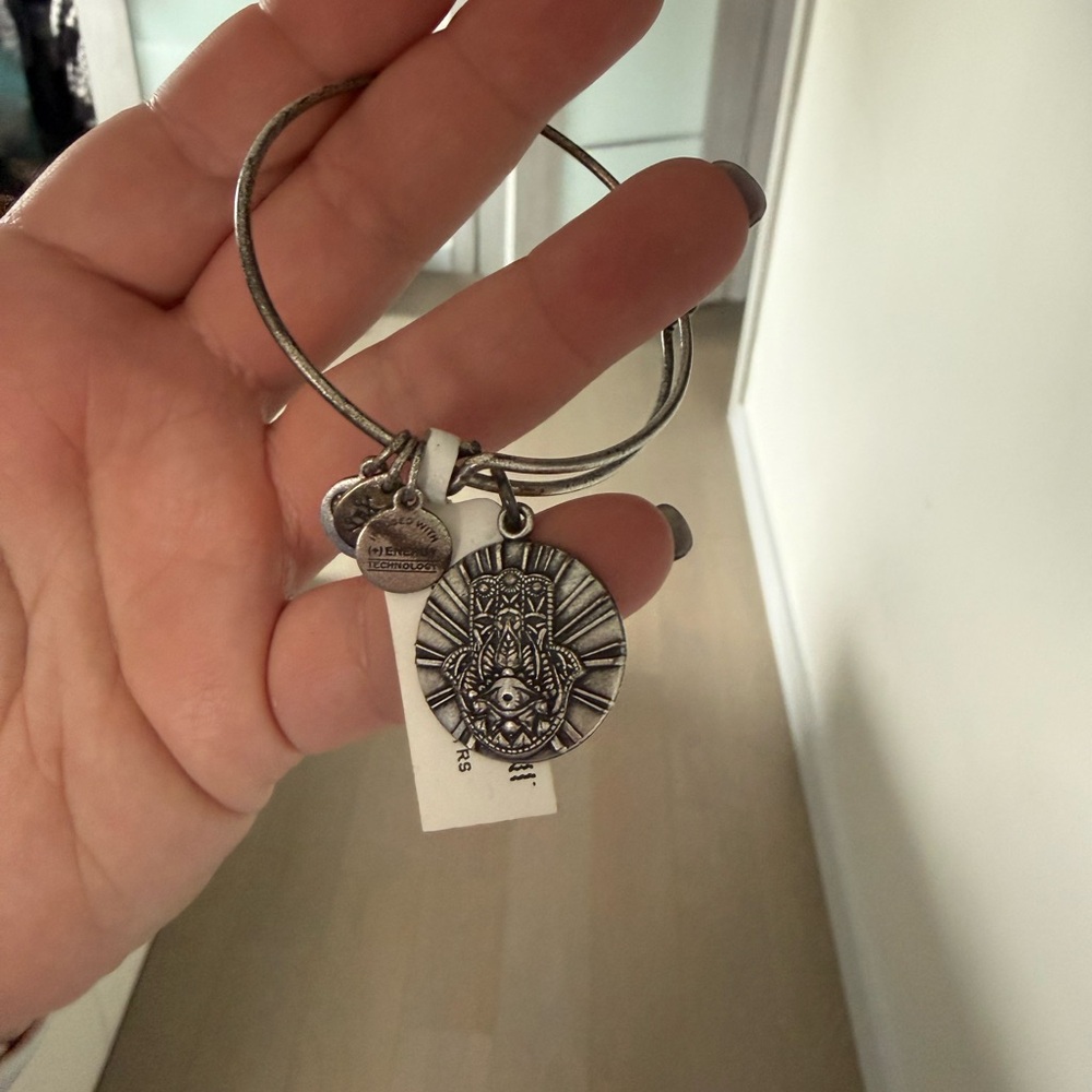 Alex and Ani Silver Charm Bracelet